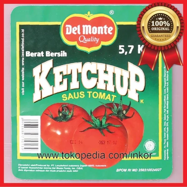 Gambar DELMONTE SAUS TOMAT JERIGEN 5 (2)