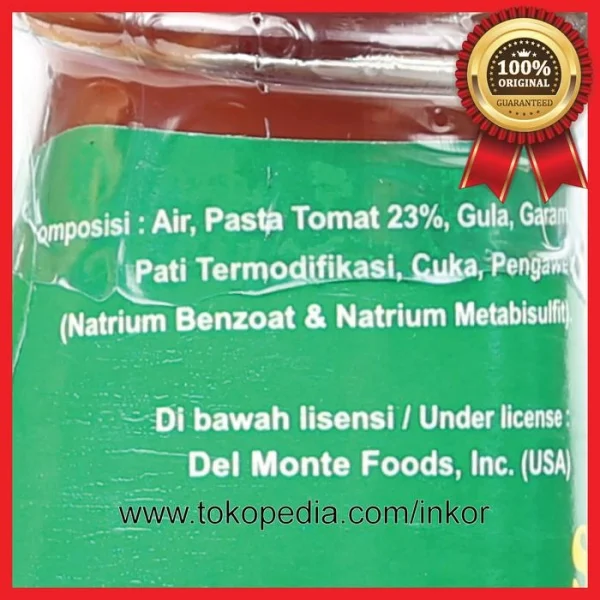 Gambar DELMONTE SAUS TOMAT KETCHUP SAUCE 340ML (4)