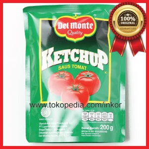 Gambar DELMONTE SAUS TOMAT KETCHUP SAUCE STANDING POUCH 200ML (1)