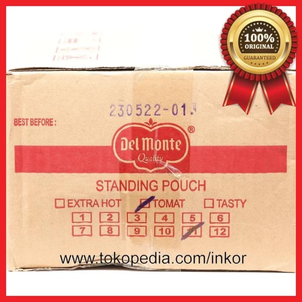 Gambar DELMONTE SAUS TOMAT KETCHUP SAUCE STANDING POUCH 200ML (2)