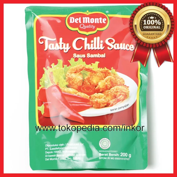 Gambar DELMONTE SWEET CHILLI SAUCE SAUS SAMBAL MANIS STANDING POUCH 200GR (1)