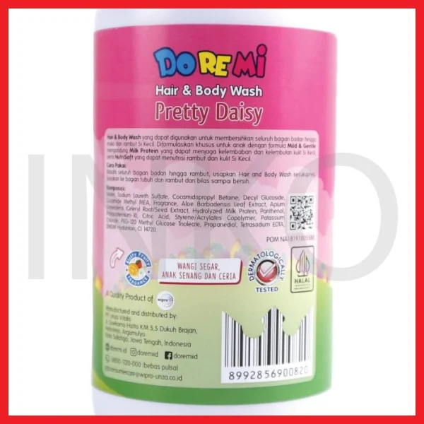 Gambar DOREMI HAIR AND BODY WASH PRETTY DAISY 200ML (2)