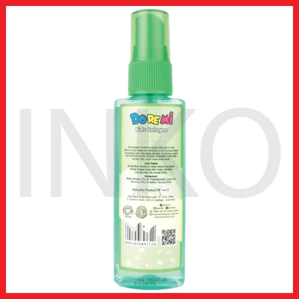 Gambar DOREMI KIDS COLOGNE LOW ALCOHOL SKIN MOISTURIZER CUTIE ANNIE 60ML (4)