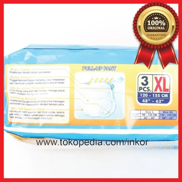 Gambar DR KANG PULL UP PANT POPOK CELANA ADULT XL 120-155CM 3PCS (3)