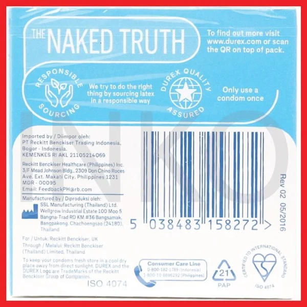 Gambar DUREX EXTRA SAFE DRX 3 CONDOMS (5)
