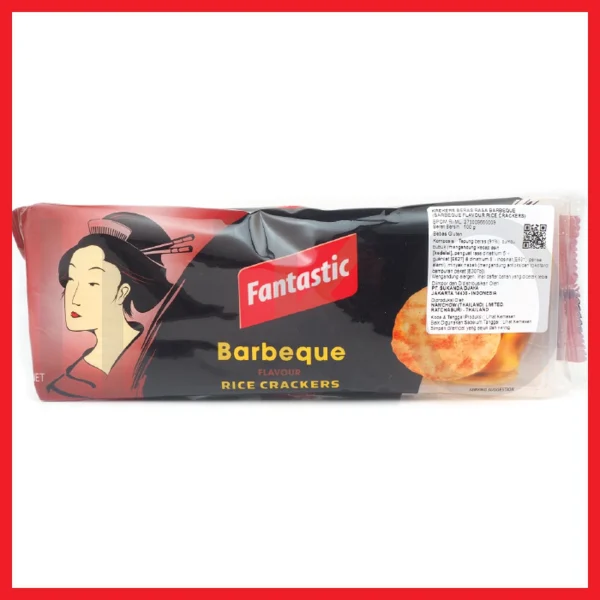 Gambar FANTASTIC BARBEQUE FLAVOUR RICE CRACKERS 100GR (1)