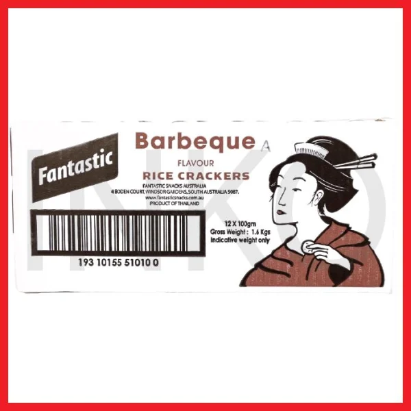 Gambar FANTASTIC BARBEQUE FLAVOUR RICE CRACKERS 100GR (3)