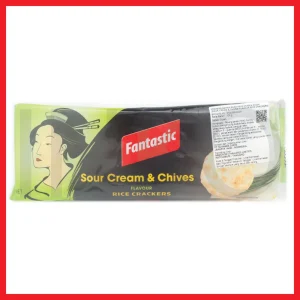 Gambar FANTASTIC RICE CRACKER SOUR CREAM CHIVES 100GR (1)