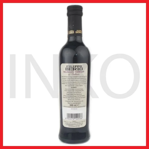 Gambar FILIPPO BERIO BALSAMIC VINEGAR 500ML (2)
