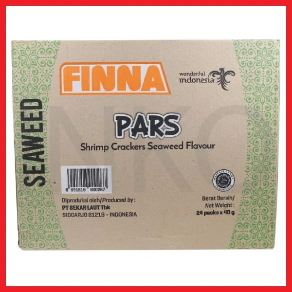 Gambar FINNA PARS KERUPUK UDANG GORENG RASA SEAWEED 40GR (3)