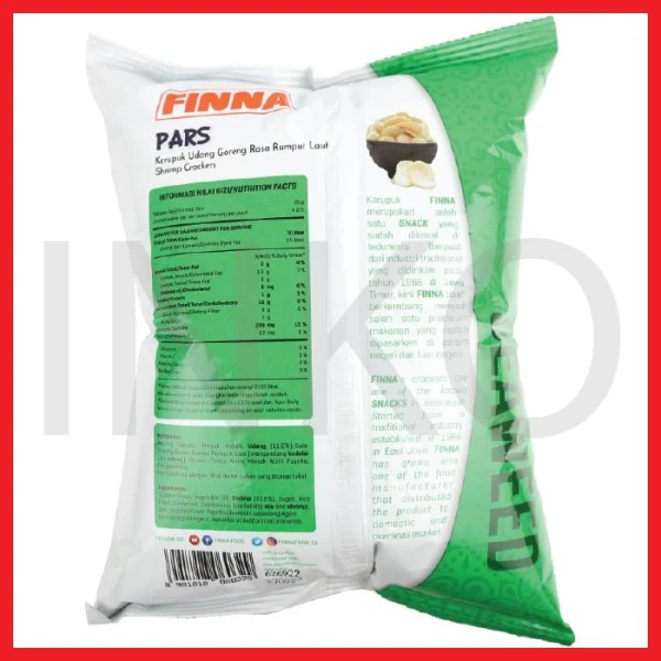 Gambar FINNA PARS KERUPUK UDANG GORENG RASA SEAWEED 40GR (5)