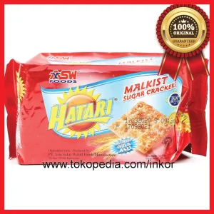 Gambar HATARI MALKIST SUGAR CRACKERS BUTIRAN GULA ASLI 115GR (1)