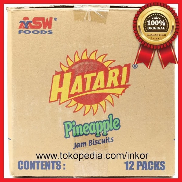 Gambar HATARI PINEAPPLE JAM BISCUITS BISKUIT ISI SELAI NANAS 250GR (2)