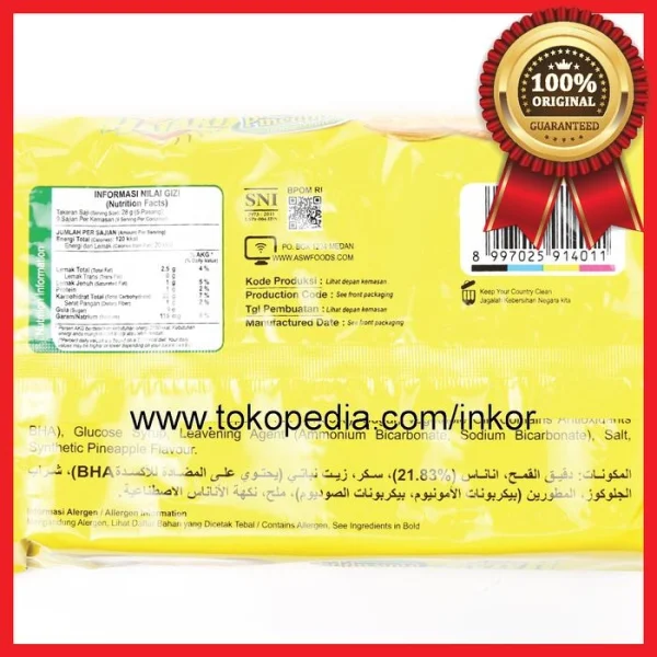 Gambar HATARI PINEAPPLE JAM BISCUITS BISKUIT ISI SELAI NANAS 250GR (5)