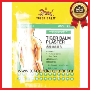 Gambar HAWPAR TIGER BALM MEDICATED PLASTER FOR MUSCULAR PAINS COOL 2PCS (1)