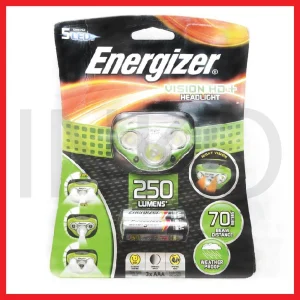 Gambar HEADLIGHT ENERGIZER VISION HD 250 LUMENS 5 LED FREE BATERAI AAA (1)