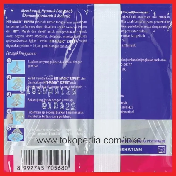 Gambar HIT EXPERT PIRAMIDA OBAT NYAMUK BAKAR FLORAL BLOSSOM 4PCS (4)