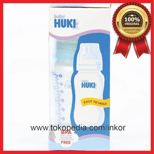 Gambar HUKI BABY BOTOL SUSU BAYI WIDE NECK BOTTLE 230ML (3)