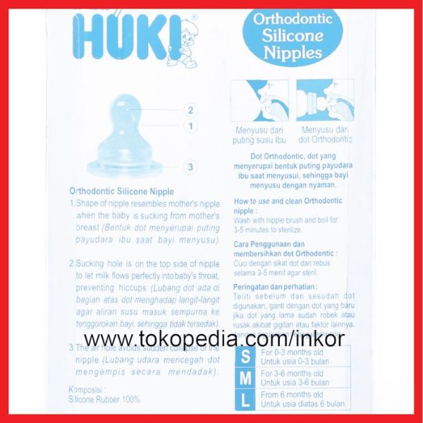 Gambar HUKI BABY DOT DELUXE BLISTER DOT EMPENG BAYI S 2PCS (2)