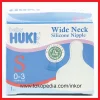 Gambar HUKI BABY DOT EMPENG SILIKON WIDE NECK 3 BULAN 1PCS (1)