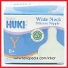 Gambar HUKI BABY DOT EMPENG SILIKON WIDE NECK Y 6 BULAN 1PCS (1)