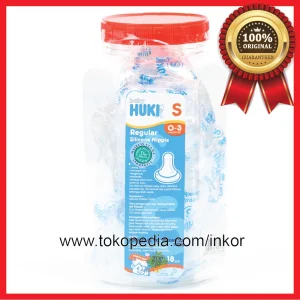 Gambar HUKI BABY DOT SILICONE REGULAR DOT BAYI SILIKON S TOPLES 18PCS (1)
