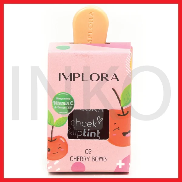 Gambar IMPLORA CHEEK LIPTINT CHERRY BOMB 2502 5 (1)