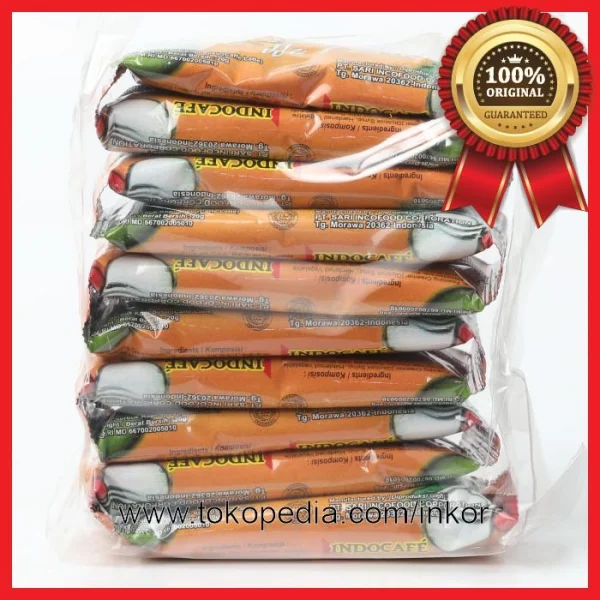 Gambar INDOCAFE CAFFE LATTE KOPI SUSU PACK 10X20GR (4)