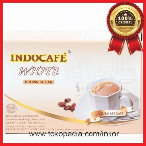 Gambar INDOCAFE WHITE BROWN SUGAR GULA MERAH KOTAK 5X21GR (1)