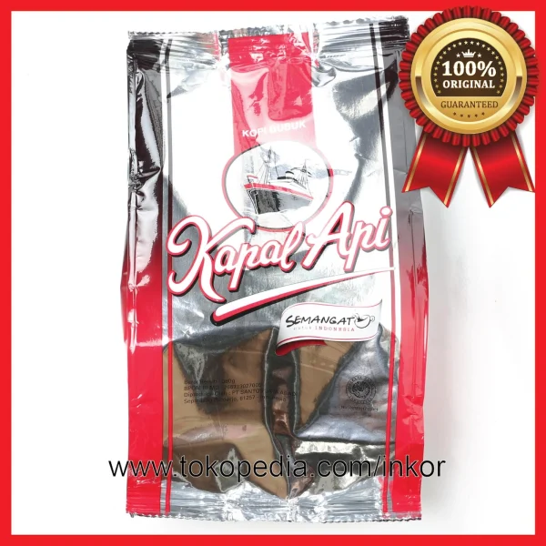 Gambar KAPAL API SILVER KOPI BUBUK COFFEE POUCH 380GR (1)