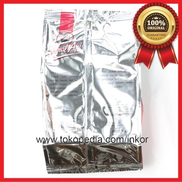 Gambar KAPAL API SILVER KOPI BUBUK COFFEE POUCH 380GR (5)