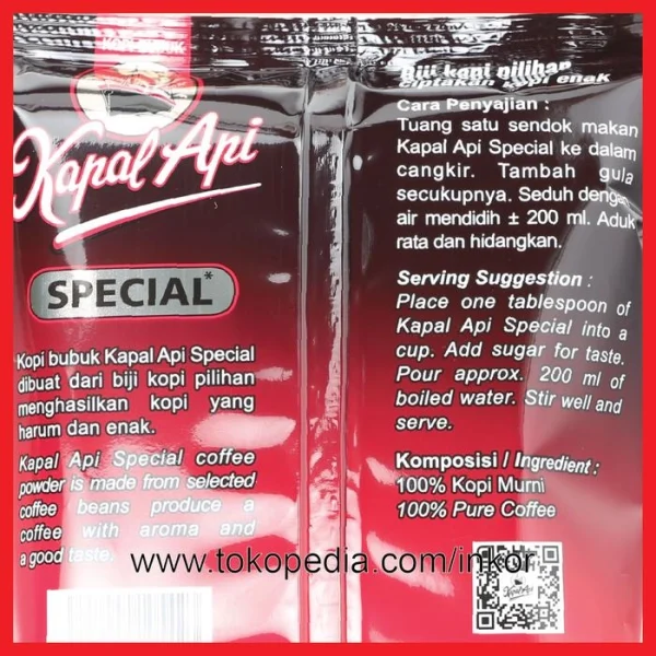 Gambar KAPAL API SPECIAL KOPI BUBUK COFFEE POUCH 165GR (4)