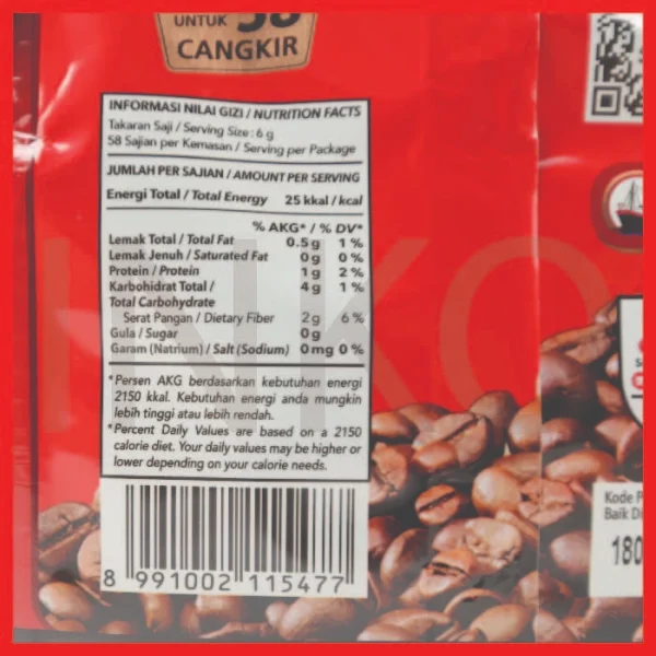 Gambar KAPAL API SPECIAL KOPI BUBUK COFFEE POUCH 380GR (4)