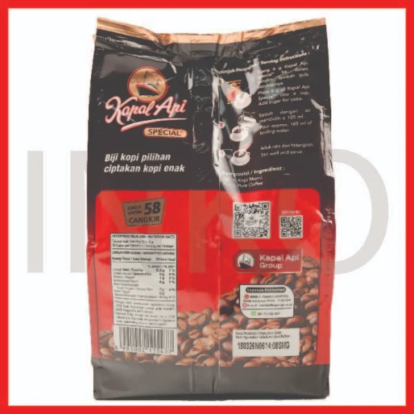 Gambar KAPAL API SPECIAL KOPI BUBUK COFFEE POUCH 380GR (5)