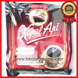 Gambar KAPAL API SPECIAL MIX MINUMAN SERBUK KOPI GULA BAG 20X25GR (1)