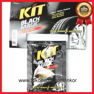 Gambar KIT BLACK MAGIC TIRE GEL CLEANS SHINES PROTECTS SACHET HANGER 12X35ML (1)