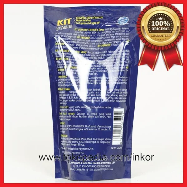 Gambar KIT DETAILER FINISHING SPRAY REFILL POUCH 200ML (4)