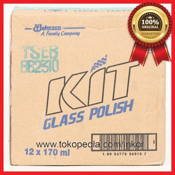 Gambar KIT GLASS POLISH REMOVES WATER SPOTS GLASS TO CRYSTAR CLEAR 170ML (3)