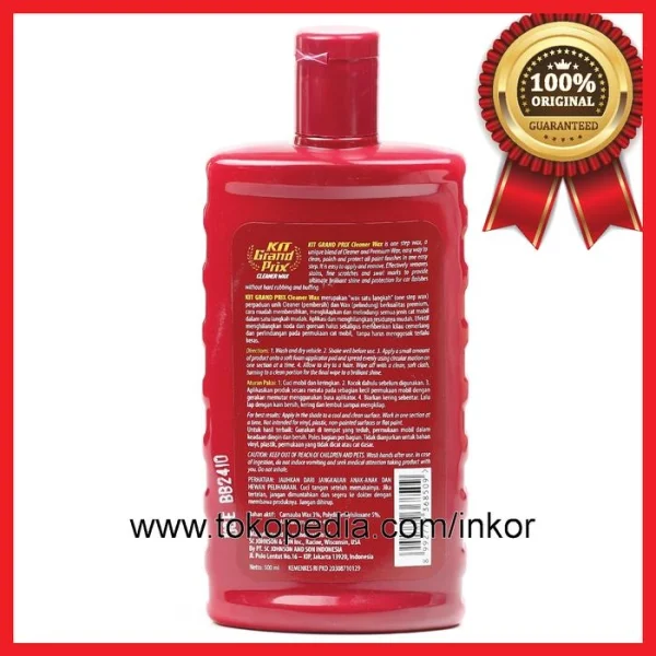 Gambar KIT GRAND PRIX CLEANER WAX THE ULTIMATE BRILLIANT SHINE 500ML (5)