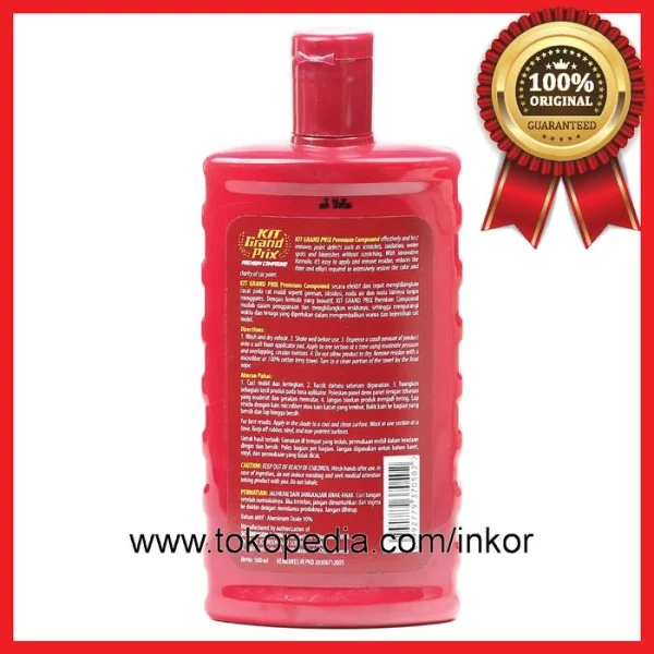 Gambar KIT GRAND PRIX PREMIUM COMPOUND RESTORE CLARITY CAR PAINT 275ML (2)