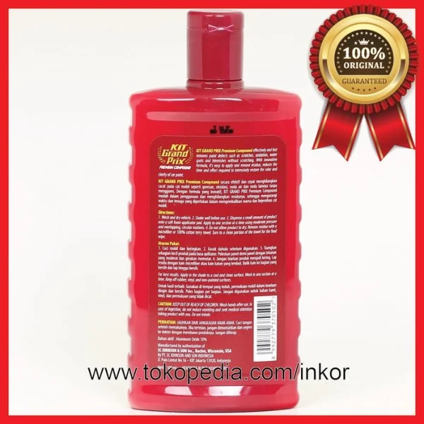 Gambar KIT GRAND PRIX PREMIUM COMPOUND RESTORE CLARITY CAR PAINT 500ML (4)