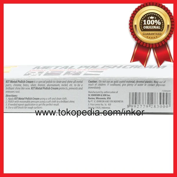 Gambar KIT METAL POLISH CREAM CLEANS SHINES METAL CHROME 50GR (5)