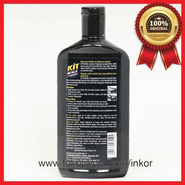 Gambar KIT METALLIC LIQUID CAR WAX PREMIUM CARNAUBA WAX 500ML (5)