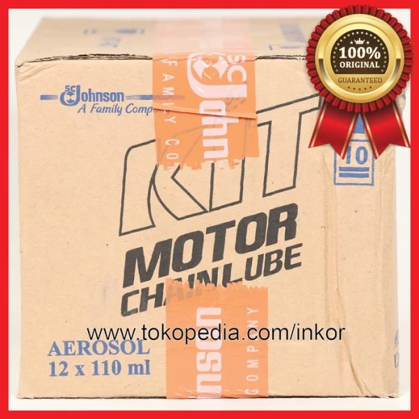 Gambar KIT MOTOR CHAIN LUBE CLEANS LUBRICATES PROTECTS AEROSOL 110ML (2)