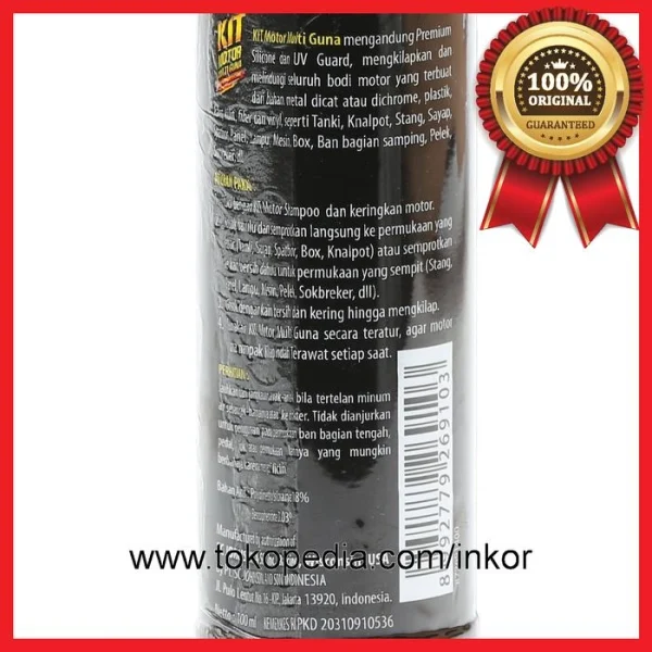 Gambar KIT MOTOR MULTIGUNA WITH PREMIUM SILICON PLUS UV GUARD PUMP 100ML (3)