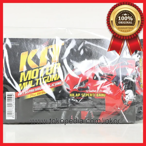 Gambar KIT MOTOR MULTIGUNA WITH PREMIUM SILICON UV GUARD SACHET HANGER12X25ML (1)