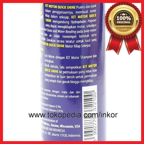 Gambar KIT MOTOR QUICK SHINE PUMP BOTOL 100ML (2)