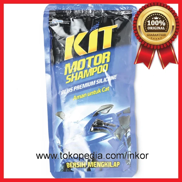 Gambar KIT MOTOR SHAMPOO PLUS PREMIUM SILICONE POUCH 200ML (1)