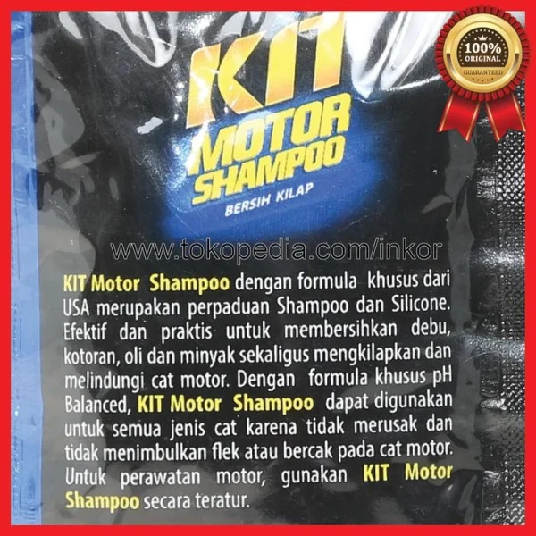 Gambar KIT MOTOR SHAMPOO PLUS PREMIUM SILICONE SACHET 6X15ML (5)