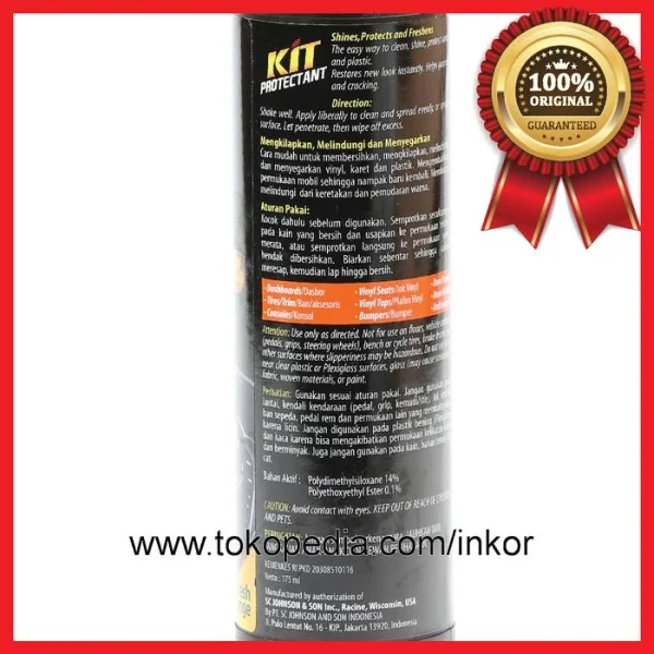Gambar KIT PROTECTANT INTERIOR HIGH GLOSS PUMP 175ML (5)